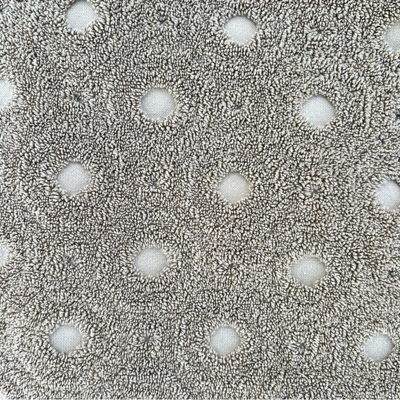 Y2K Wellesley Manor Geometric Sculpted Bath Towel Gold Green MCM Vibes Brazil - Picture 6 of 11